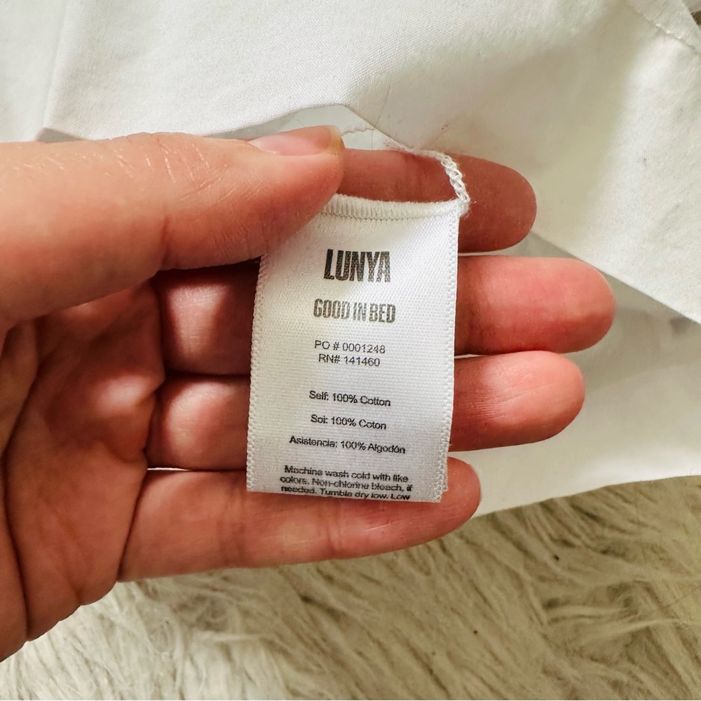LUNYA  White Buttoned Pajama BOTTOMS ONLY!!!!! - Picture 11 of 11